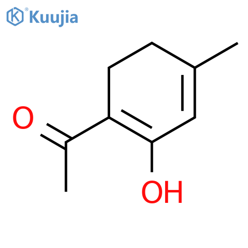 Ethanone,1-(2-hydroxy-4-methyl-1,3-cyclohexadien-1-yl)- structure