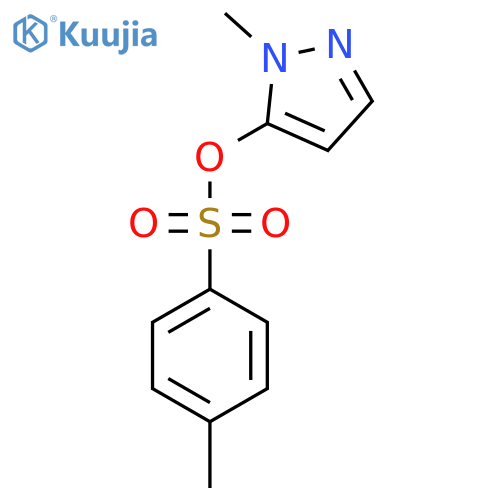 1-methyl-1H-pyrazol-5-yl 4-methylbenzene-1-sulfonate structure