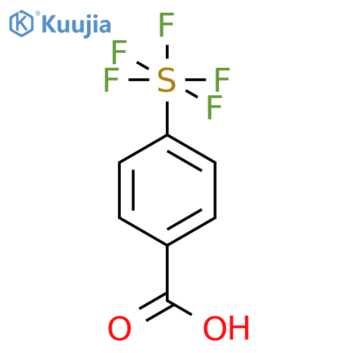 4-(Pentafluorosulfanyl)benzoic acid structure