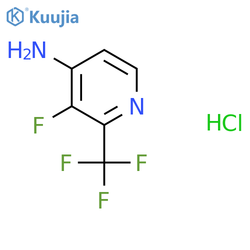 3-Fluoro-2-(trifluoromethyl)pyridin-4-amine hydrochloride structure