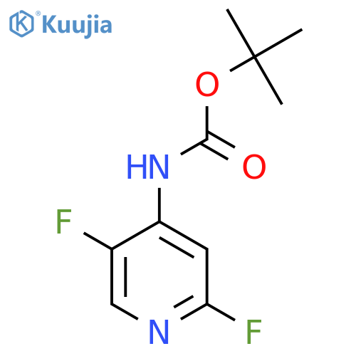 tert-Butyl (2,5-difluoropyridin-4-yl)carbamate structure