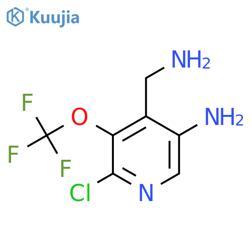 5-Amino-4-(aminomethyl)-2-chloro-3-(trifluoromethoxy)pyridine structure