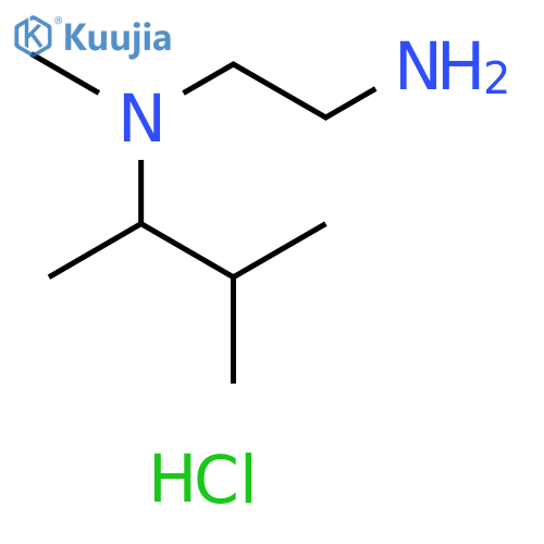 1,2-Ethanediamine, N1-(1,2-dimethylpropyl)-N1-methyl-, hydrochloride (1:2) structure