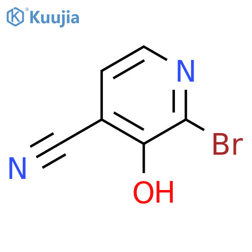 2-bromo-3-hydroxypyridine-4-carbonitrile structure