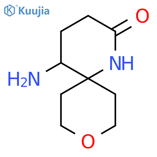 5-Amino-9-oxa-1-azaspiro[5.5]undecan-2-one structure