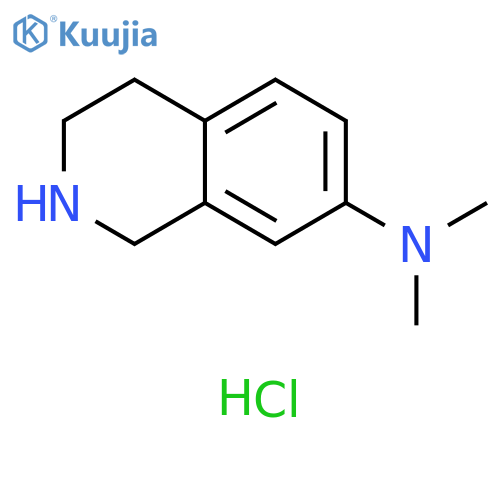 N,N-dimethyl-1,2,3,4-tetrahydroisoquinolin-7-amine dihydrochloride structure