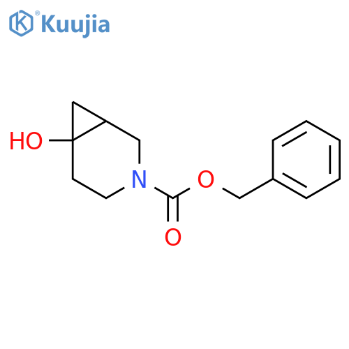 benzyl 6-hydroxy-3-azabicyclo[4.1.0]heptane-3-carboxylate structure
