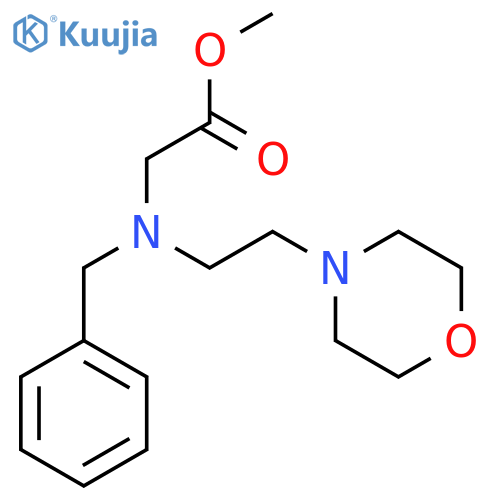 Methyl 2-{benzyl[2-(morpholin-4-yl)ethyl]amino}acetate structure
