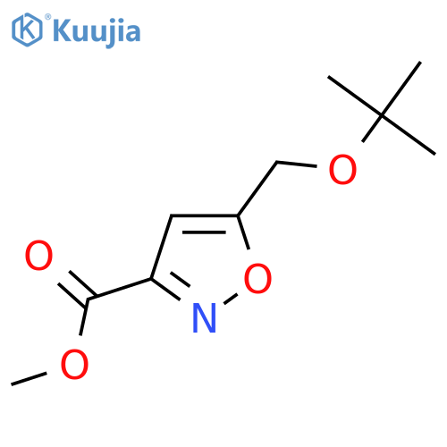 methyl 5-(tert-butoxy)methyl-1,2-oxazole-3-carboxylate structure