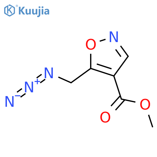 methyl 5-(azidomethyl)-1,2-oxazole-4-carboxylate structure