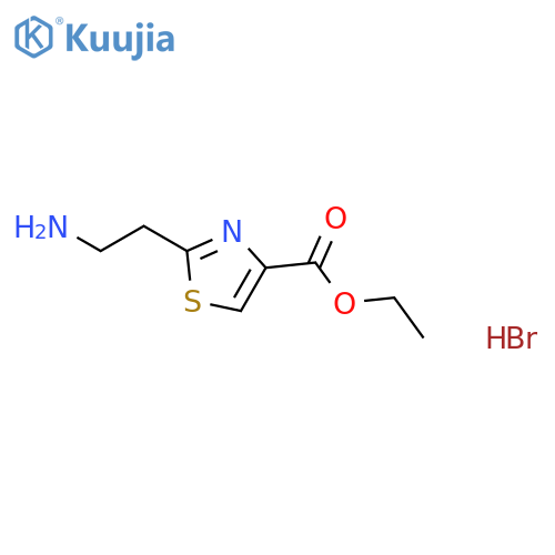ethyl 2-(2-aminoethyl)-1,3-thiazole-4-carboxylate hydrobromide structure