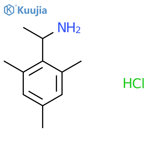 1-(2,4,6-Trimethylphenyl)ethan-1-amine hydrochloride structure