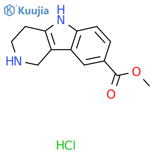 Methyl 1H,2H,3H,4H,5H-Pyrido4,3-bindole-8-carboxylate Hydrochloride structure