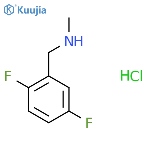 (2,5-difluorophenyl)methyl(methyl)amine hydrochloride structure
