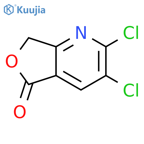 2,3-dichloro-5H,7H-furo[3,4-b]pyridin-5-one structure