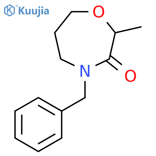 4-Benzyl-2-methyl-1,4-oxazepan-3-one structure