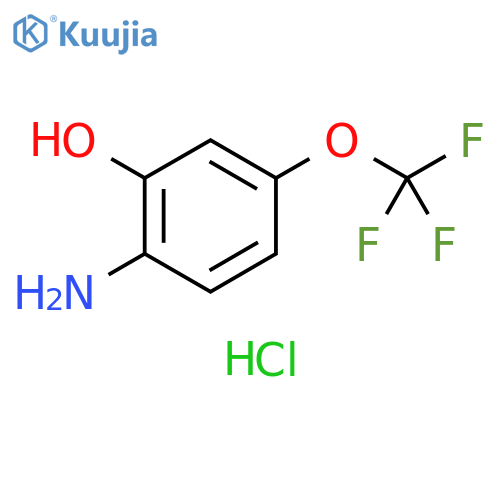 2-amino-5-(trifluoromethoxy)phenol hydrochloride structure