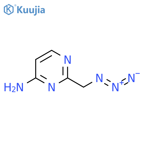 4-Pyrimidinamine, 2-(azidomethyl)- structure