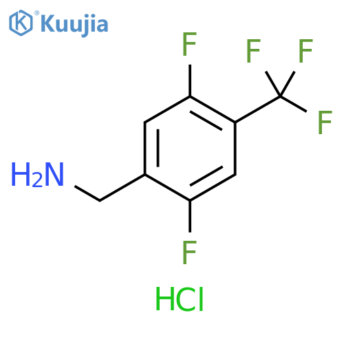 2,5-Difluoro-4-(trifluoromethyl)phenylmethanamine Hydrochloride structure