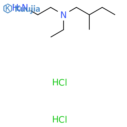 (2-Aminoethyl)(ethyl)(2-methylbutyl)amine dihydrochloride structure