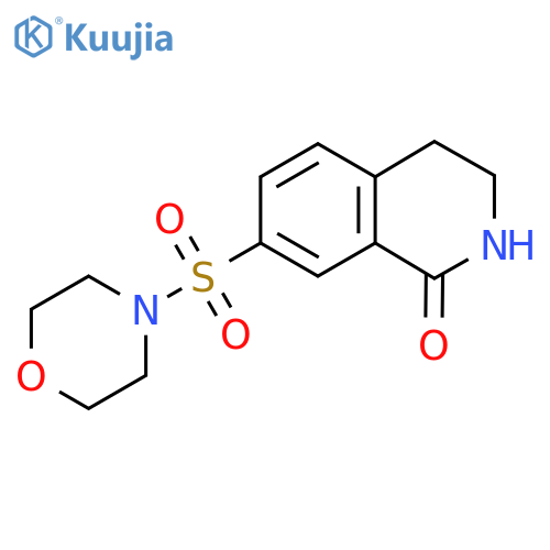 7-(Morpholine-4-sulfonyl)-1,2,3,4-tetrahydroisoquinolin-1-one structure
