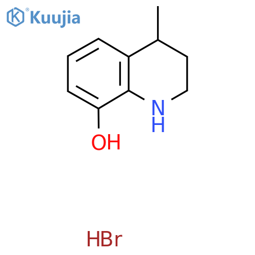 4-Methyl-1,2,3,4-tetrahydroquinolin-8-ol hydrobromide structure