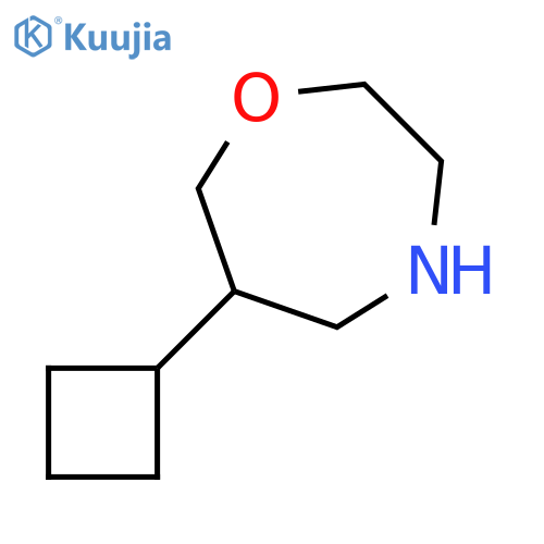 6-cyclobutyl-1,4-oxazepane structure