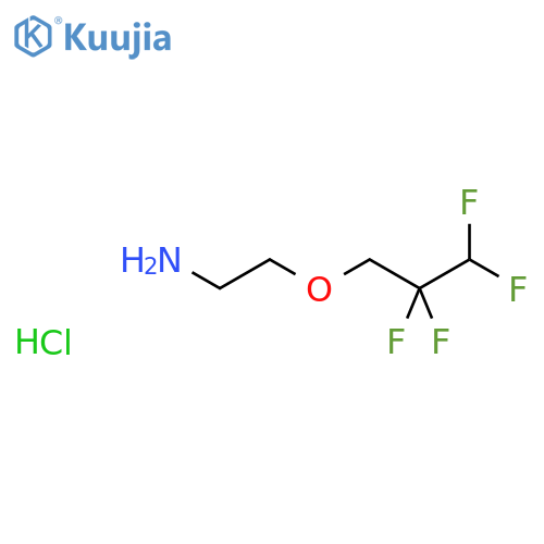 2-(2,2,3,3-Tetrafluoropropoxy)ethan-1-amine hydrochloride structure
