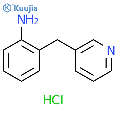 2-(pyridin-3-ylmethyl)aniline dihydrochloride structure