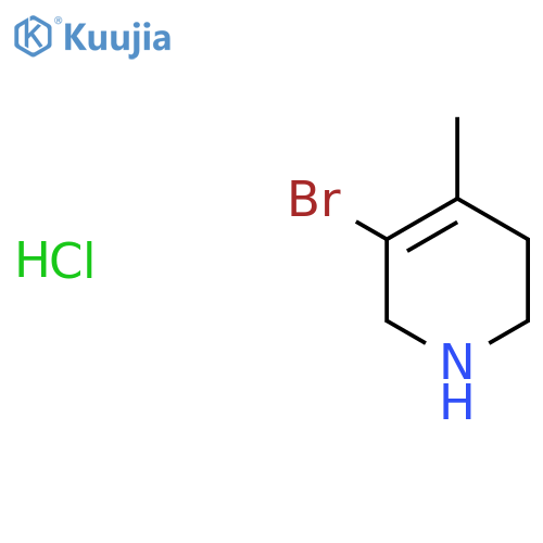 5-bromo-4-methyl-1,2,3,6-tetrahydropyridine hydrochloride structure