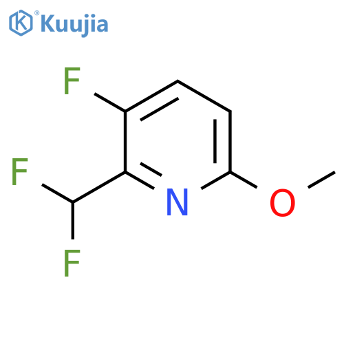 2-(Difluoromethyl)-3-fluoro-6-methoxypyridine structure