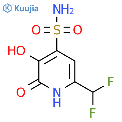 6-(Difluoromethyl)-2,3-dihydroxypyridine-4-sulfonamide structure