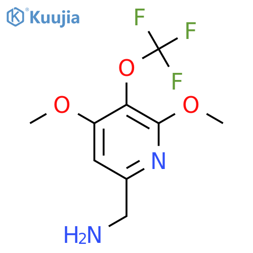 6-(Aminomethyl)-2,4-dimethoxy-3-(trifluoromethoxy)pyridine structure