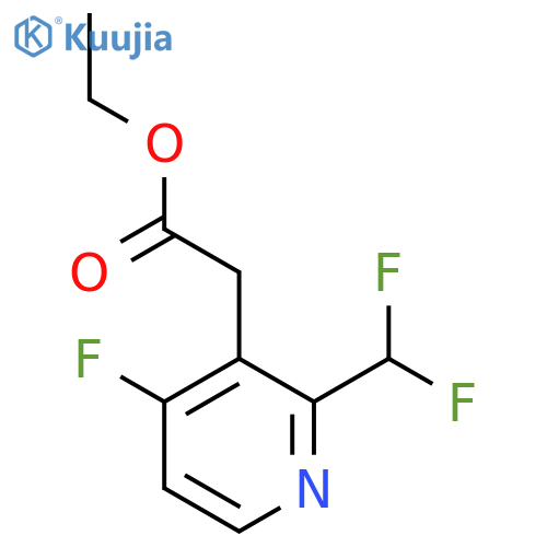 Ethyl 2-(difluoromethyl)-4-fluoropyridine-3-acetate structure