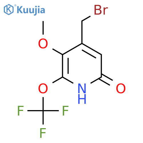 4-(Bromomethyl)-6-hydroxy-3-methoxy-2-(trifluoromethoxy)pyridine structure