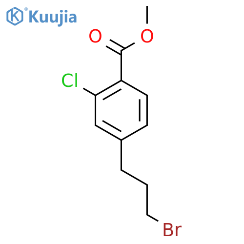 Methyl 4-(3-bromopropyl)-2-chlorobenzoate structure