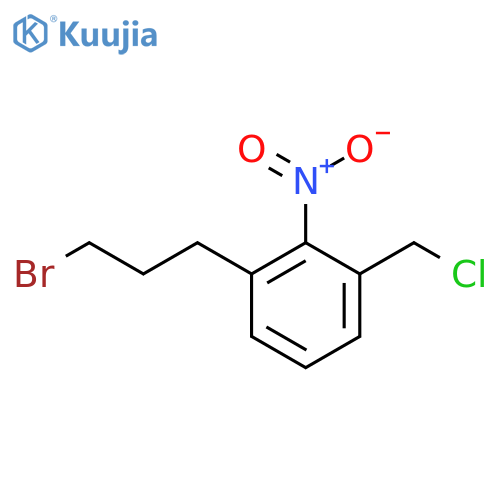 3-(3-Bromopropyl)-2-nitrobenzyl chloride structure