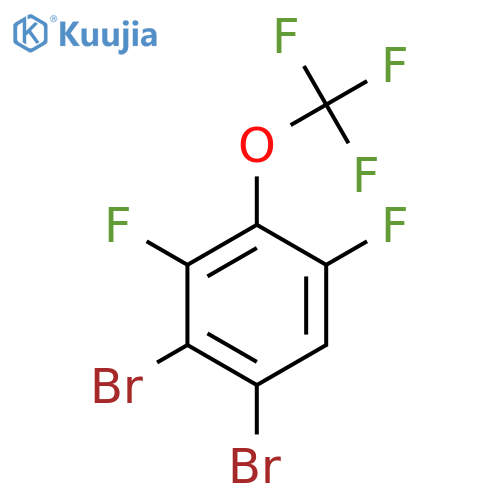 1,2-Dibromo-3,5-difluoro-4-(trifluoromethoxy)benzene structure