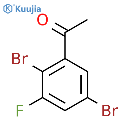 2',5'-Dibromo-3'-fluoroacetophenone structure
