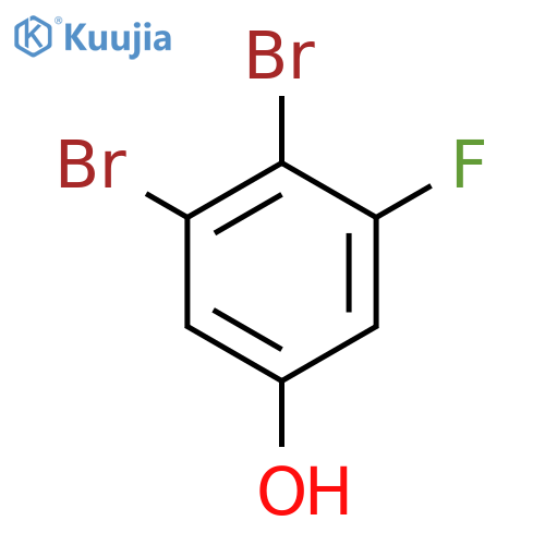 3,4-Dibromo-5-fluorophenol structure