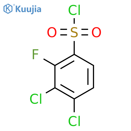3,4-Dichloro-2-fluorobenzenesulfonyl chloride structure