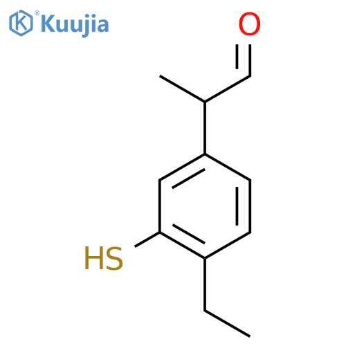 4-Ethyl-3-mercaptophenylpropanal structure
