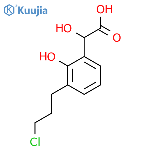 3-(3-Chloropropyl)-2-hydroxymandelic acid structure