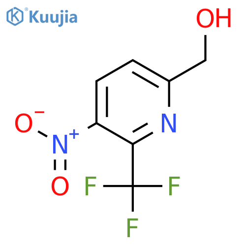 3-Nitro-2-(trifluoromethyl)pyridine-6-methanol structure