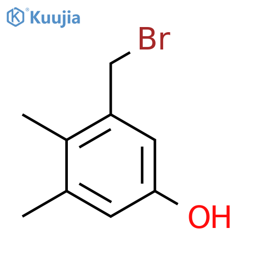 2,3-Dimethyl-5-hydroxybenzyl bromide structure