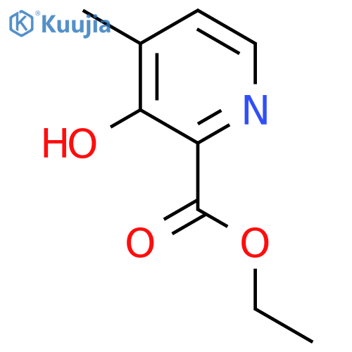 Ethyl 3-hydroxy-4-methylpicolinate structure