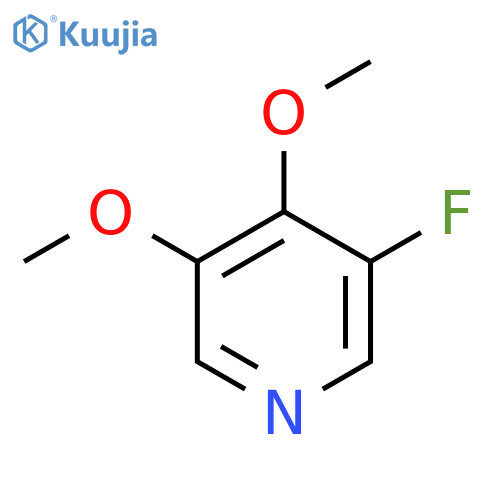 3,4-Dimethoxy-5-fluoropyridine structure