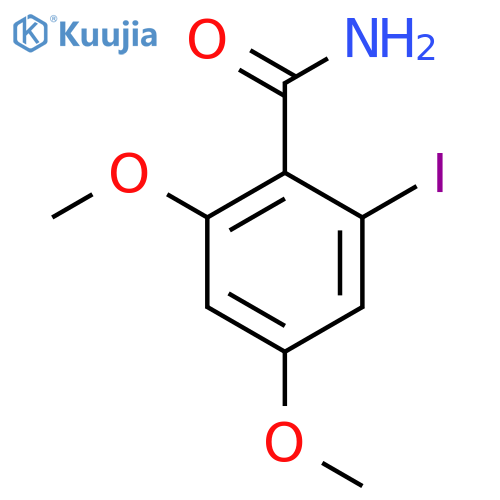 2,4-Dimethoxy-6-iodobenzamide structure