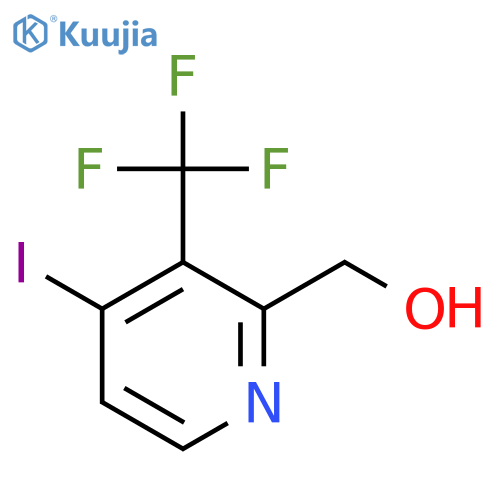4-Iodo-3-(trifluoromethyl)pyridine-2-methanol structure