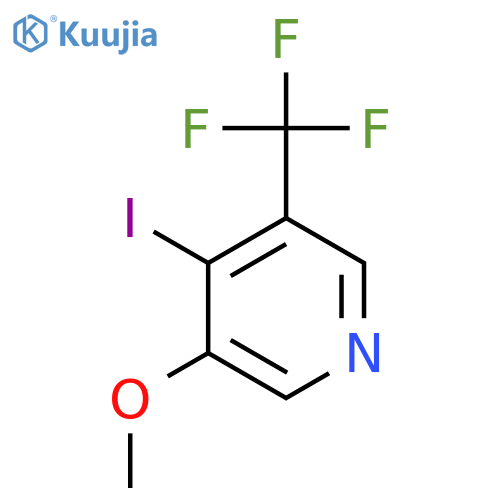 4-Iodo-3-methoxy-5-(trifluoromethyl)pyridine structure